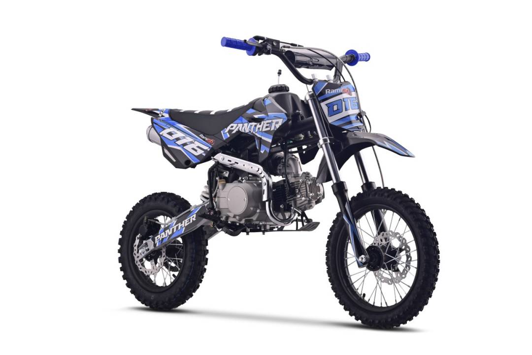 Benzinski motocikl PANTHER 110 cc plavi_4