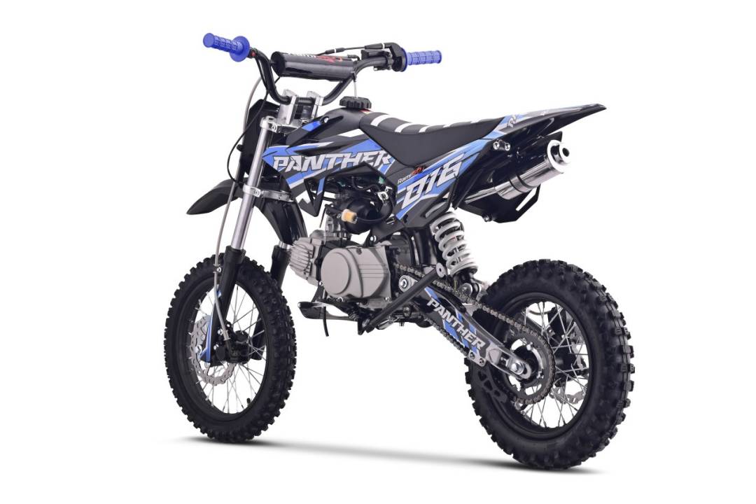 Benzinski motocikl PANTHER 110 cc plavi_5