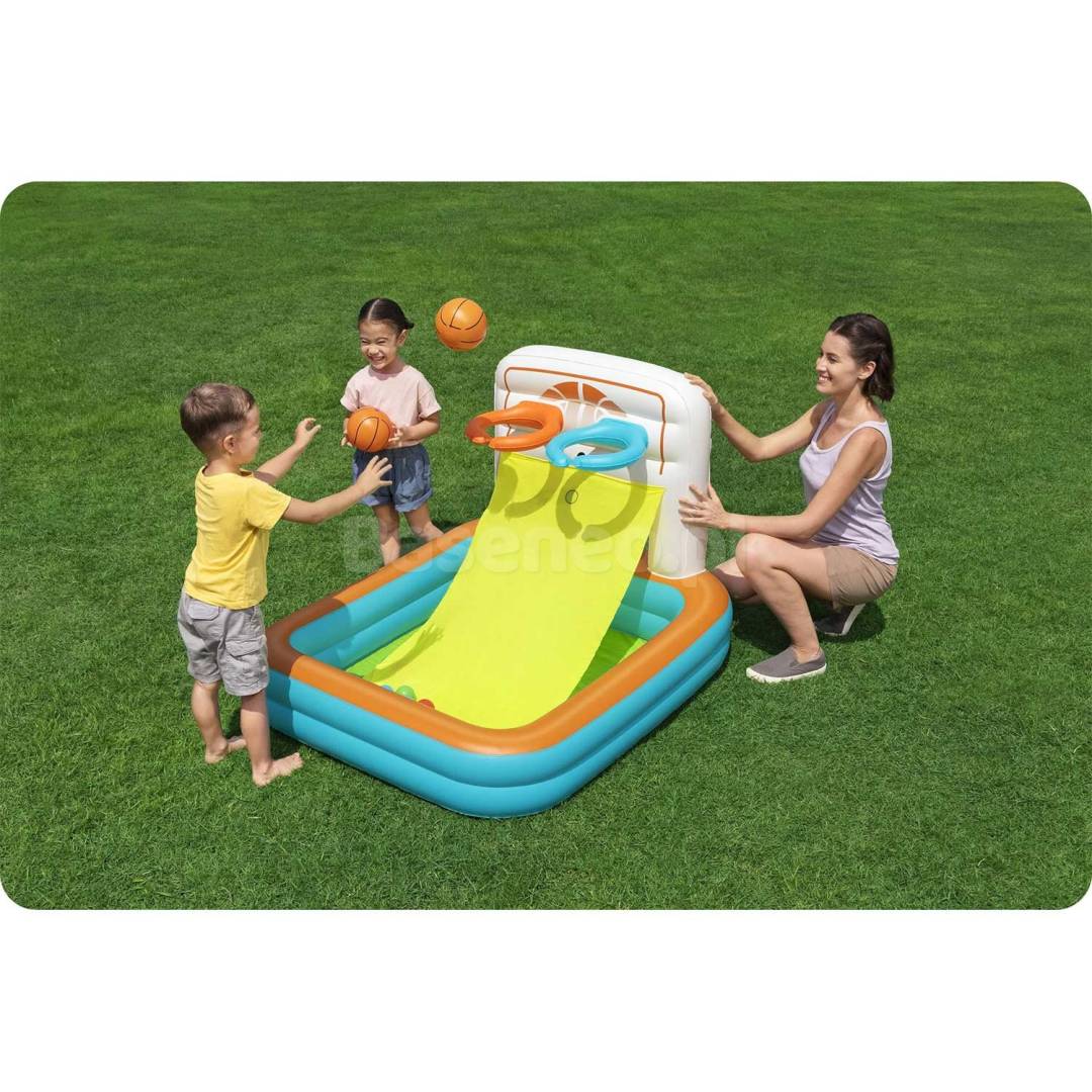 Bestway napuhavajuće igralište s lopticama 3 u 1 120 x 107 x 84 cm_9