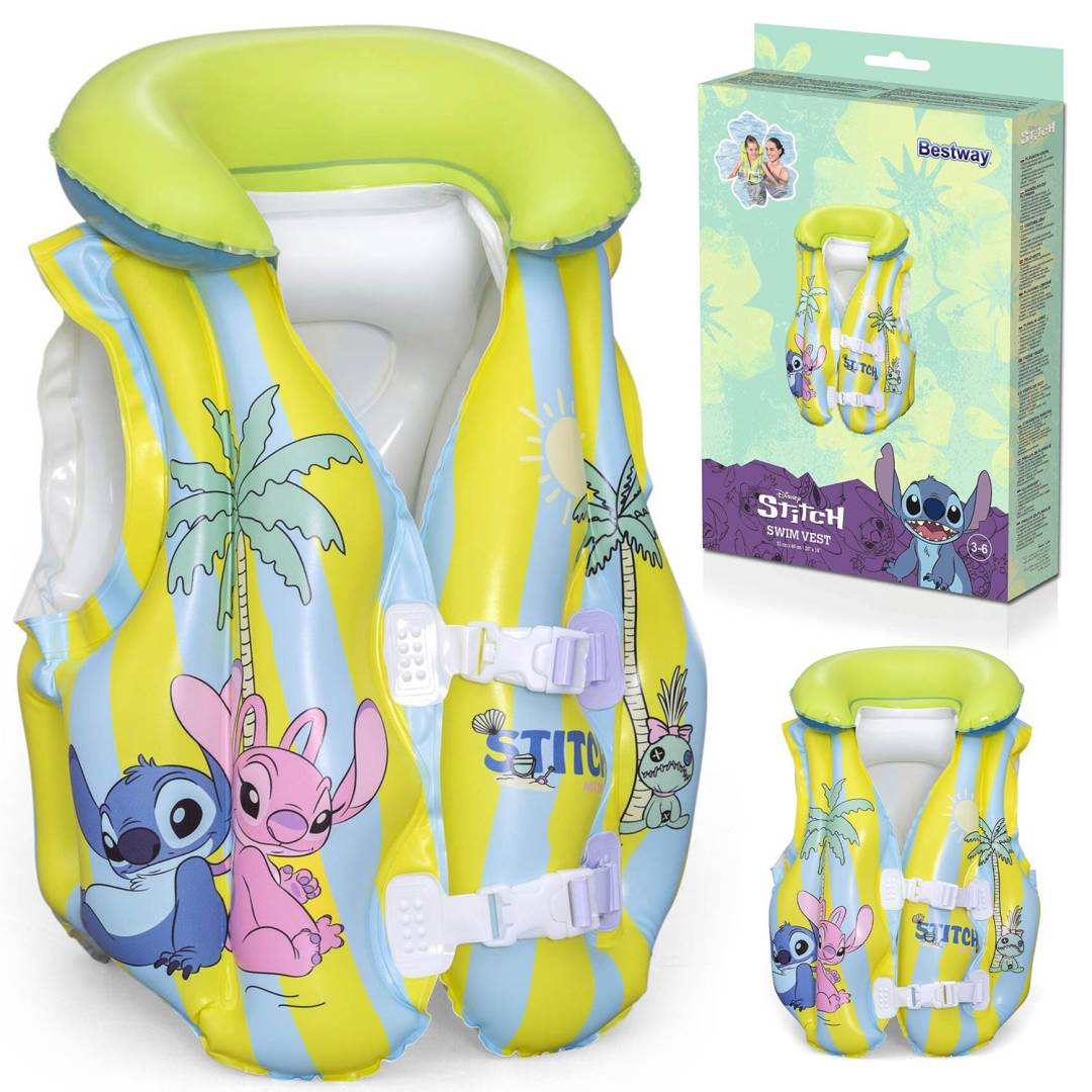 Bestway prsluk za učenje plivanja Lilo i Stitch M/L 51 x 46 cm_1
