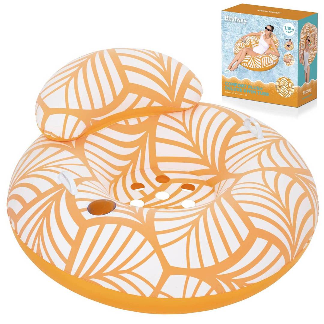 Bestway sjajni kolut za plivanje s naslonom 117 cm_1