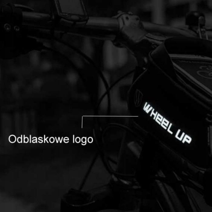 Biciklistička torba na ram s navlakom na telefon Wheel Up crvena_8