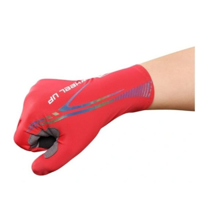 Biciklističke rukavice pune Gel - Wheel UP - crvene XL_5