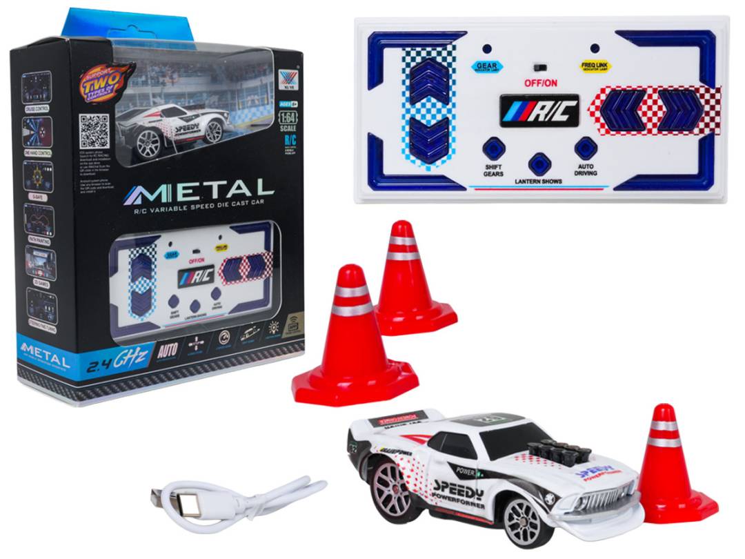 Crveni auto za drift 1:64 SPEEDY s dodacima_1