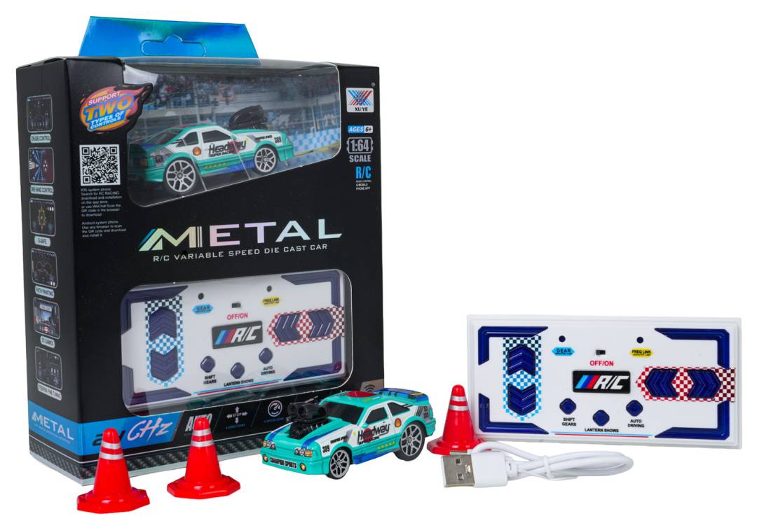 Crveni drift autić HEADWAY 1:64 s dodacima_9