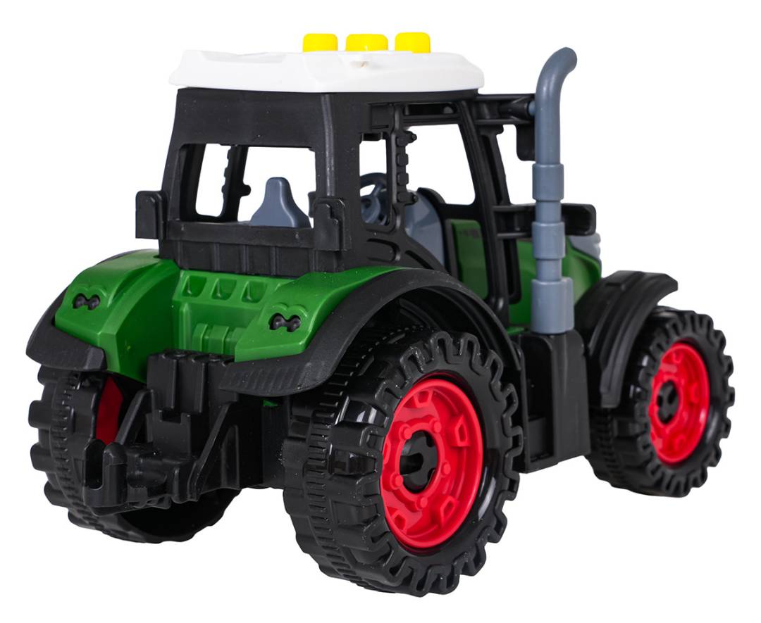 Dječji zeleni traktor sa svjetlom i zvukom_5