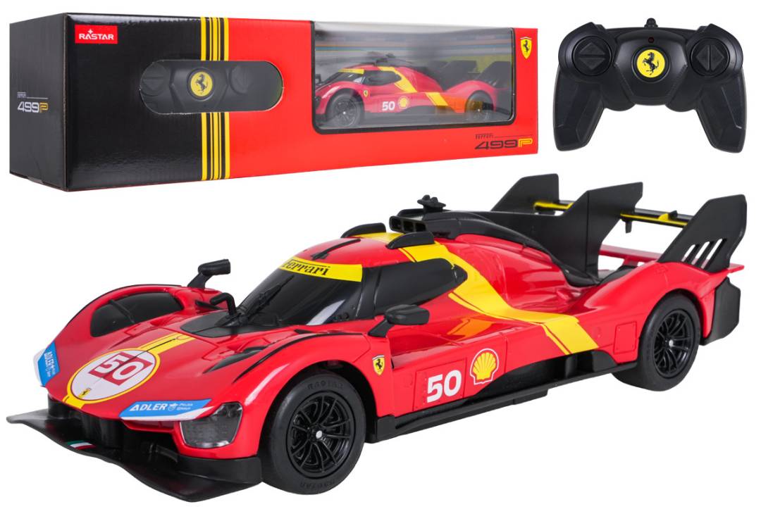 Ferrari 499P Rastar autić na daljinsko upravljanje 1:24, crveni_1