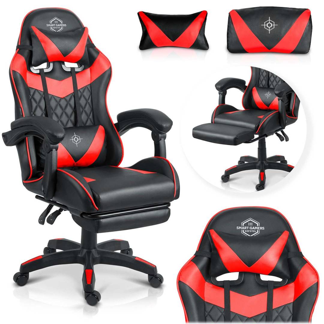 Gaming stolica Sofotel Draknor II crno-crvena_1
