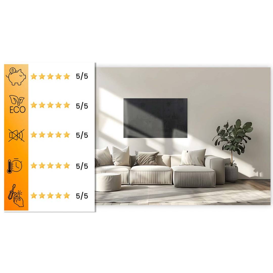 Infracrveni grijaći panel Berdsen BD-984 600 W s Wi-Fi upravljanjem_13