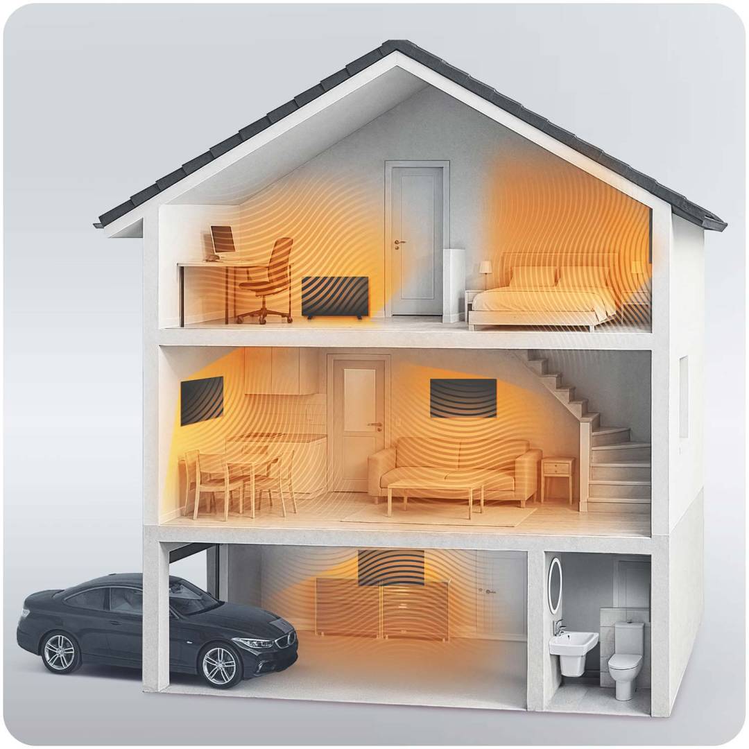 Infracrveni grijaći panel Berdsen BD-984 600 W s Wi-Fi upravljanjem_4