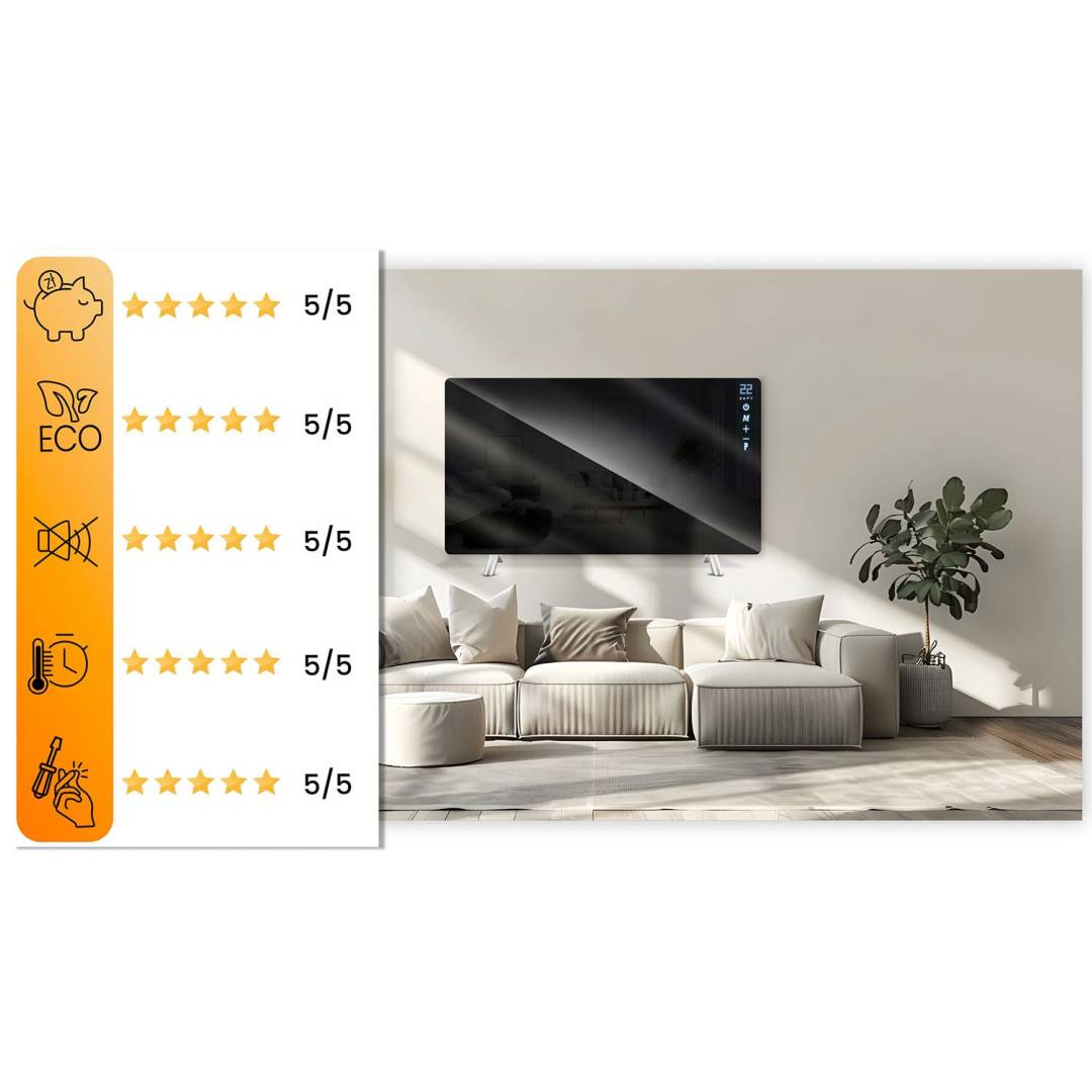 Infracrveni grijaći panel Berdsen BD-985 720 W s Wi-Fi upravljanjem_13