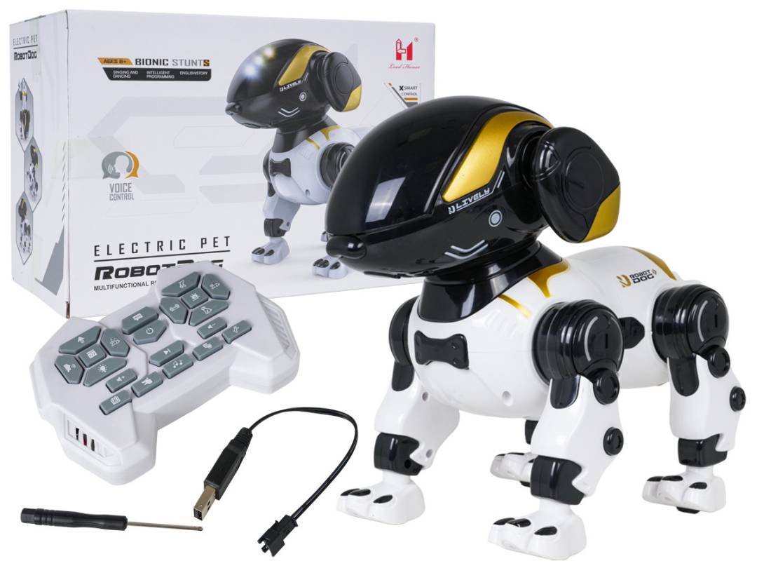 Interaktivni robot pas BUNNY na daljinsko upravljanje bijeli_1
