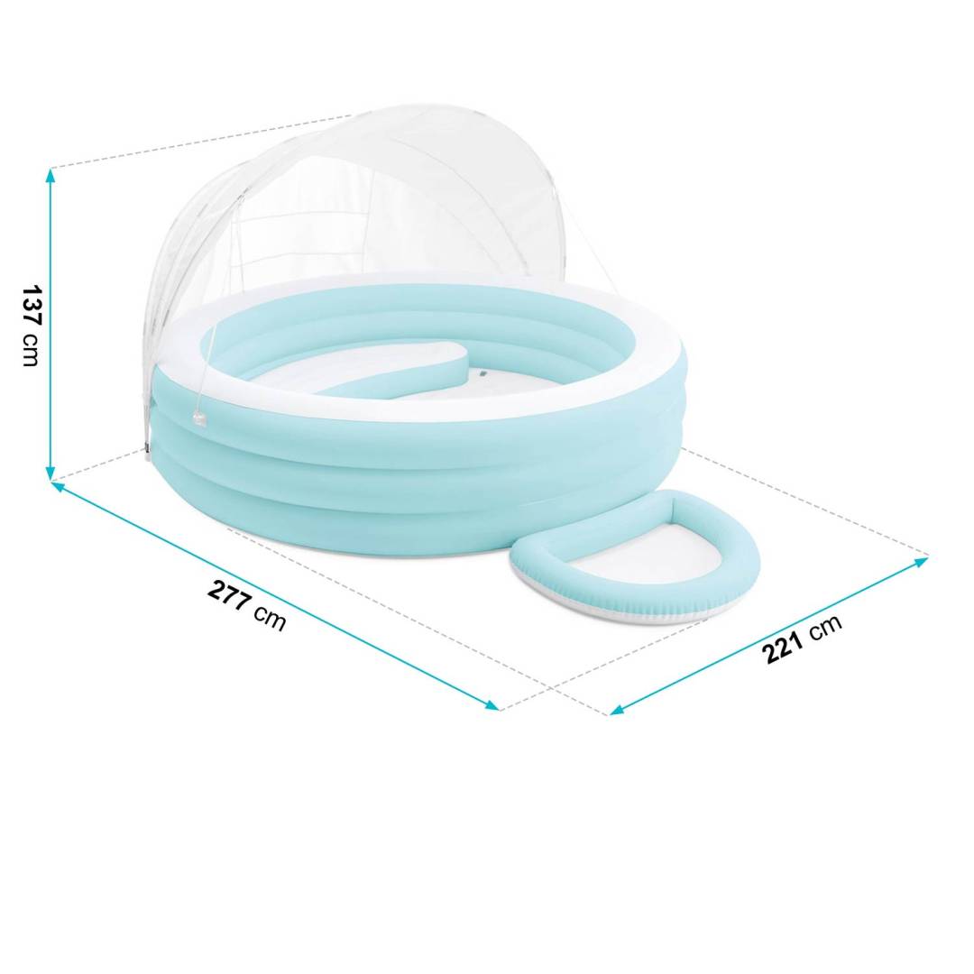 Intex Swim Center Canopy Lounge Pool 57195 bazen na napuhavanje s nadstrešnicom_8
