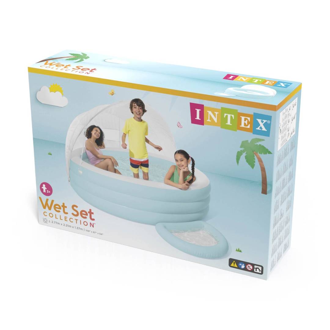 Intex Swim Center Canopy Lounge Pool 57195 bazen na napuhavanje s nadstrešnicom_9