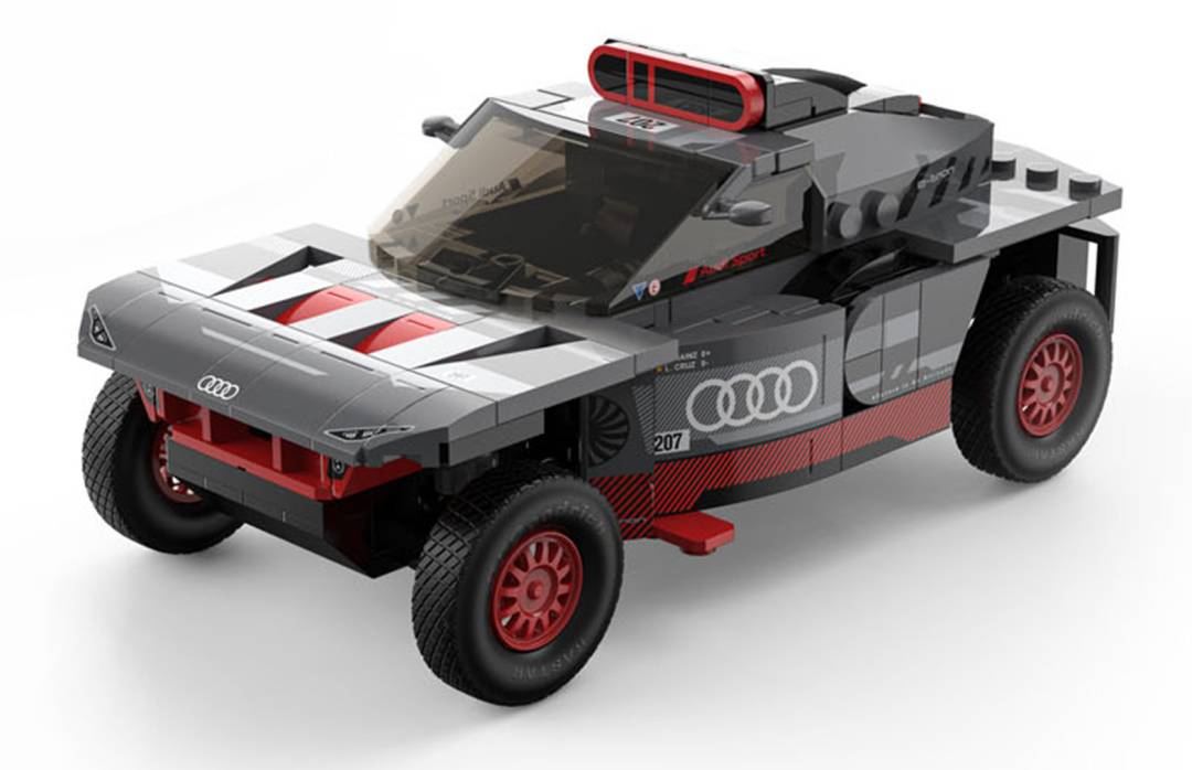 Kocke Audi RS Q e-tron 1:30 sivi Rastar_2
