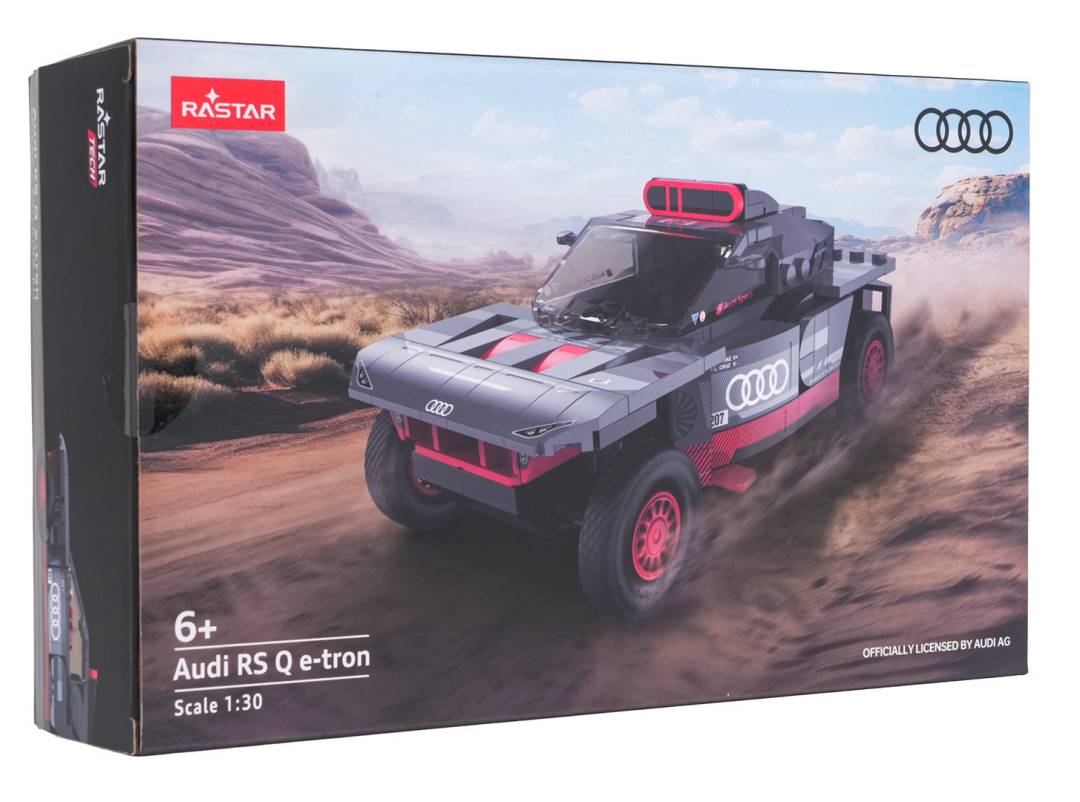 Kocke Audi RS Q e-tron 1:30 sivi Rastar_3
