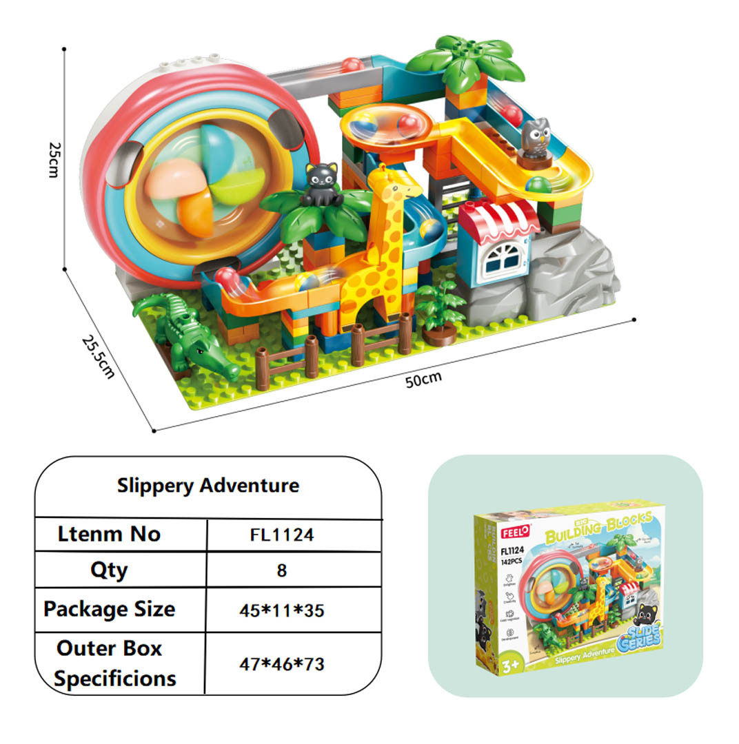 Konstrukcijski set za stazu s kuglicama 142 dijela_1