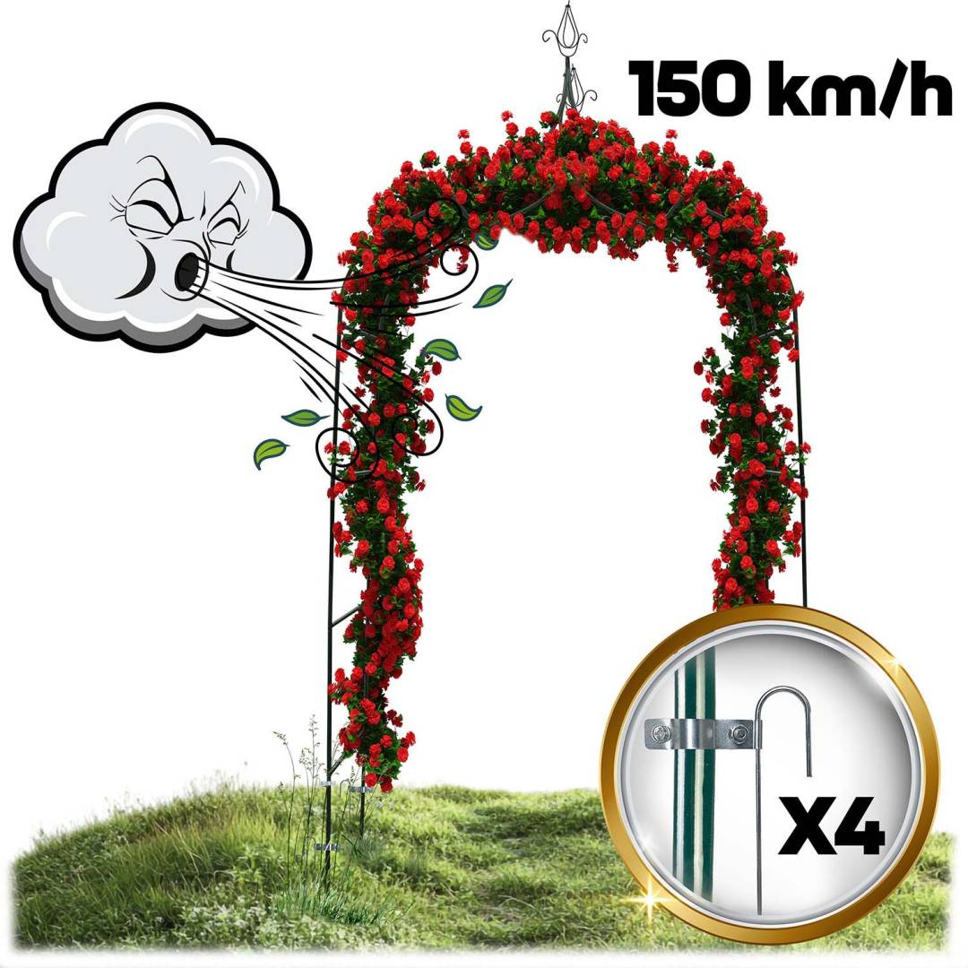 Lučna vrtna pergola 265 cm Plonos_10