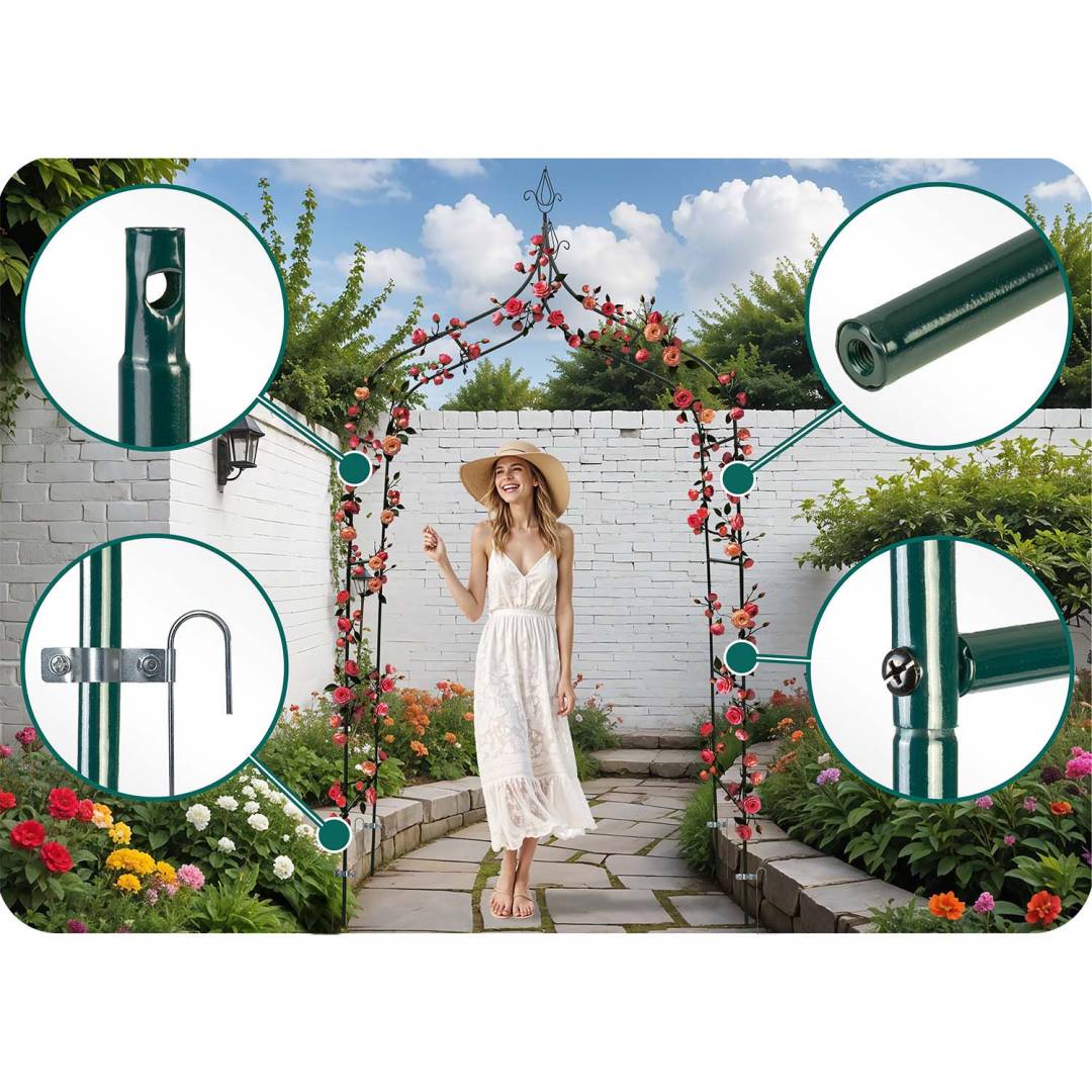 Lučna vrtna pergola 265 cm Plonos_6