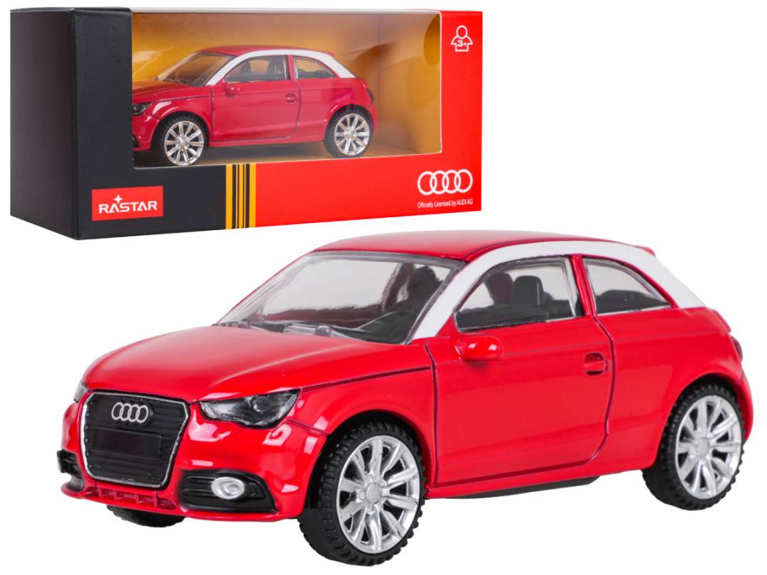 Metalni autić Audi A1 1:43 crveni Rastar_1