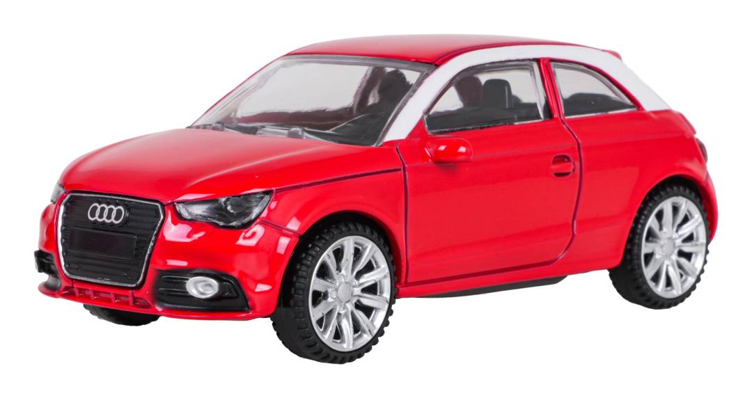 Metalni autić Audi A1 1:43 crveni Rastar_3