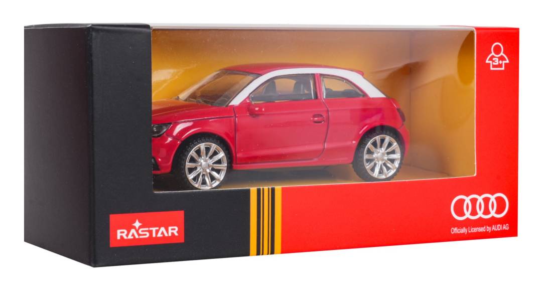 Metalni autić Audi A1 1:43 crveni Rastar_6