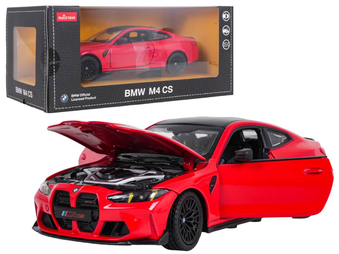 Metalni autić BMW M4 CS RASTAR 1:24 crveni_1