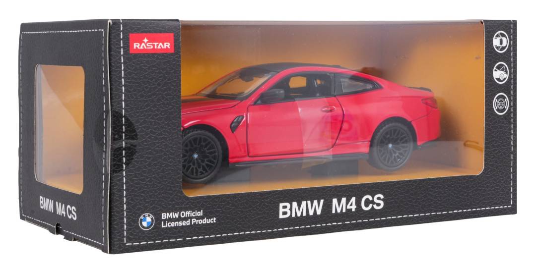 Metalni autić BMW M4 CS RASTAR 1:24 crveni_6