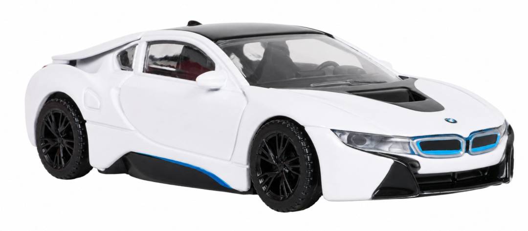 Metalni autić BMW i8 1:43 bijeli_2