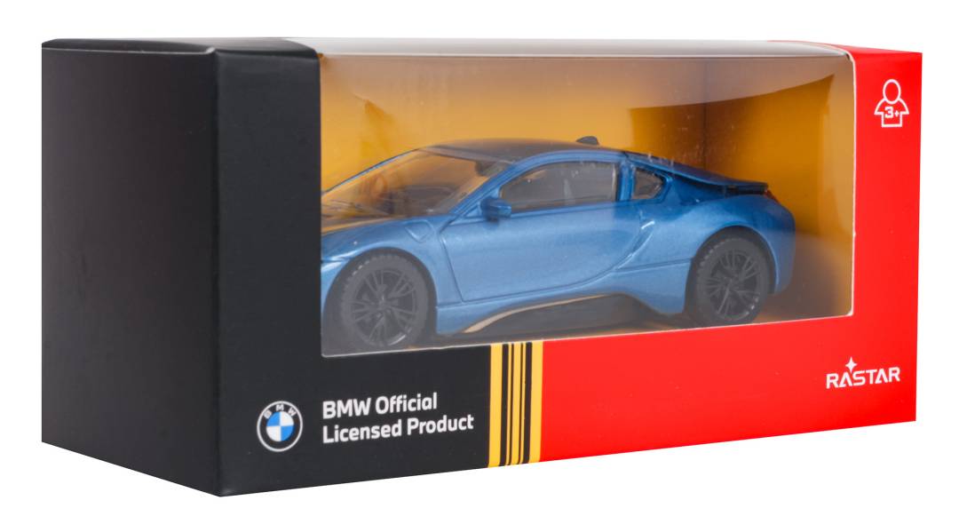 Metalni autić BMW i8 1:43 plavi RASTAR_6
