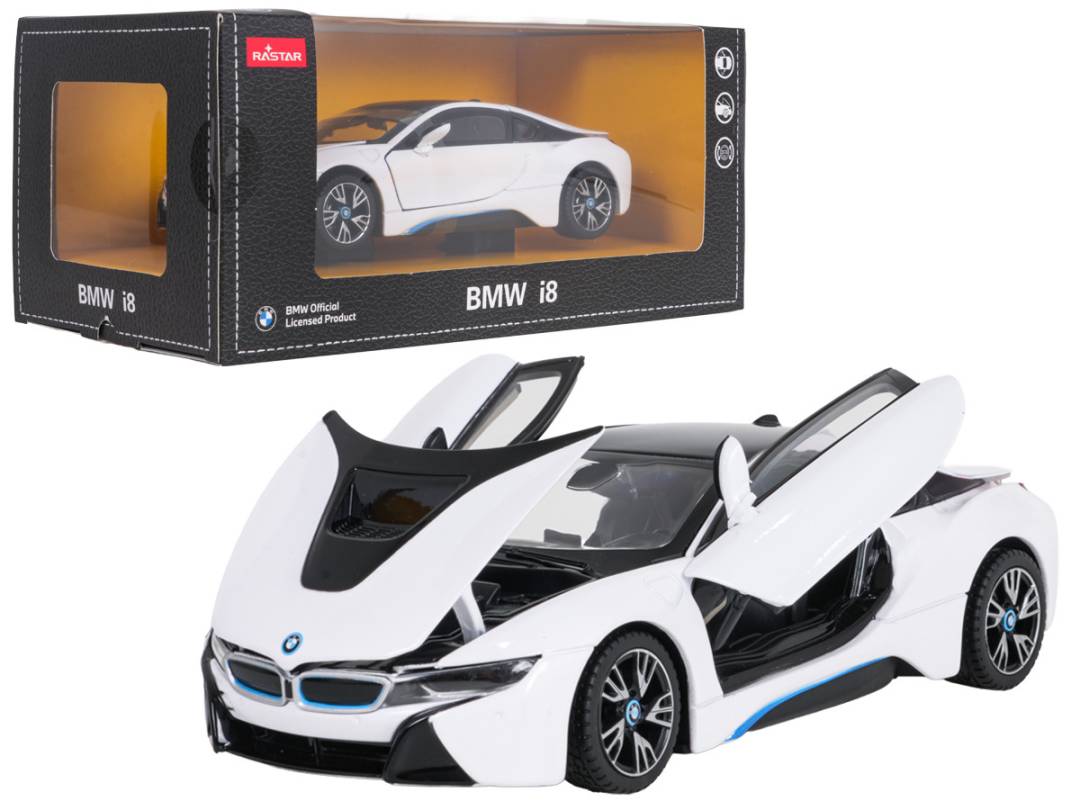 Metalni autić BMW i8 RASTAR 1:24 bijeli_1
