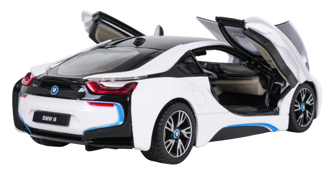 Metalni autić BMW i8 RASTAR 1:24 bijeli_5