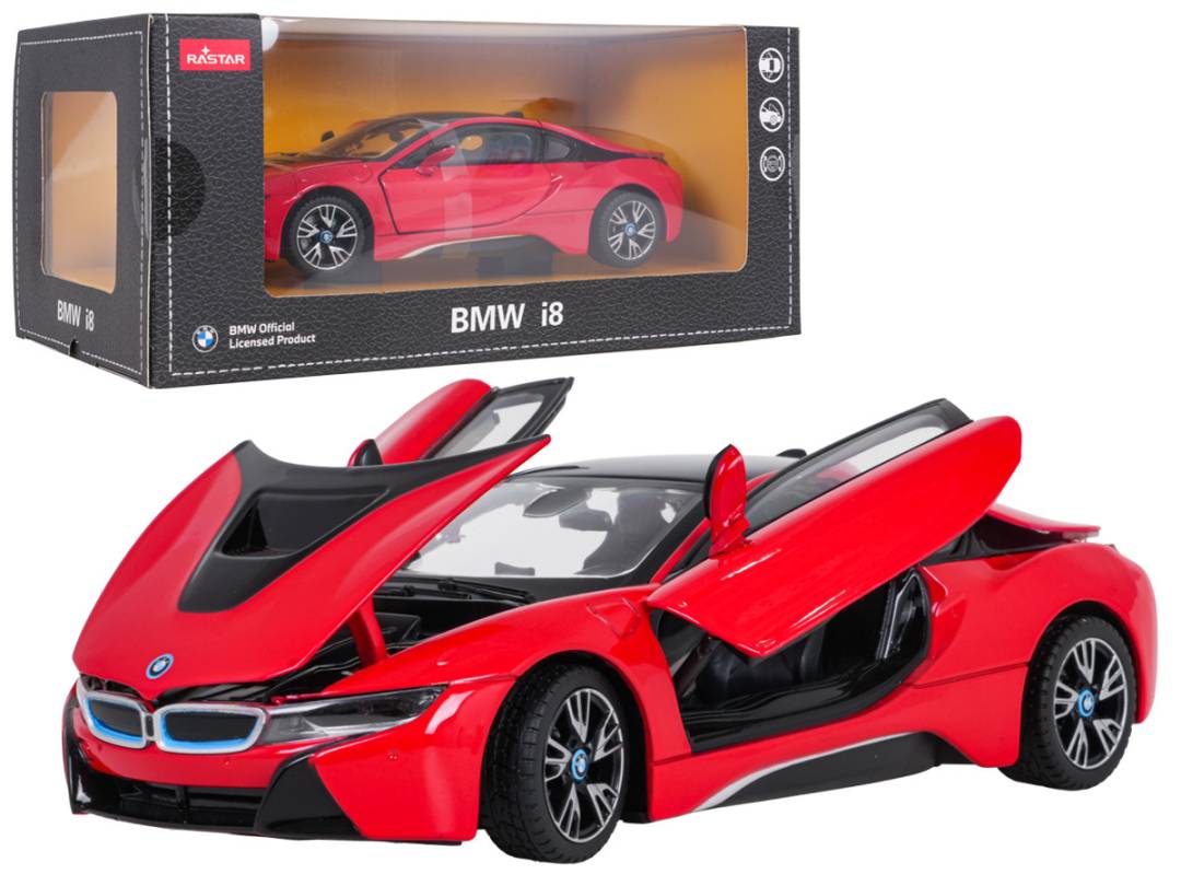 Metalni autić BMW i8 RASTAR 1:24 crveni_1