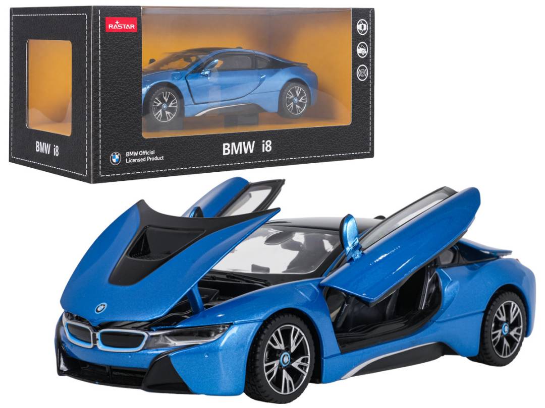 Metalni autić BMW i8 RASTAR 1:24 plavi_1