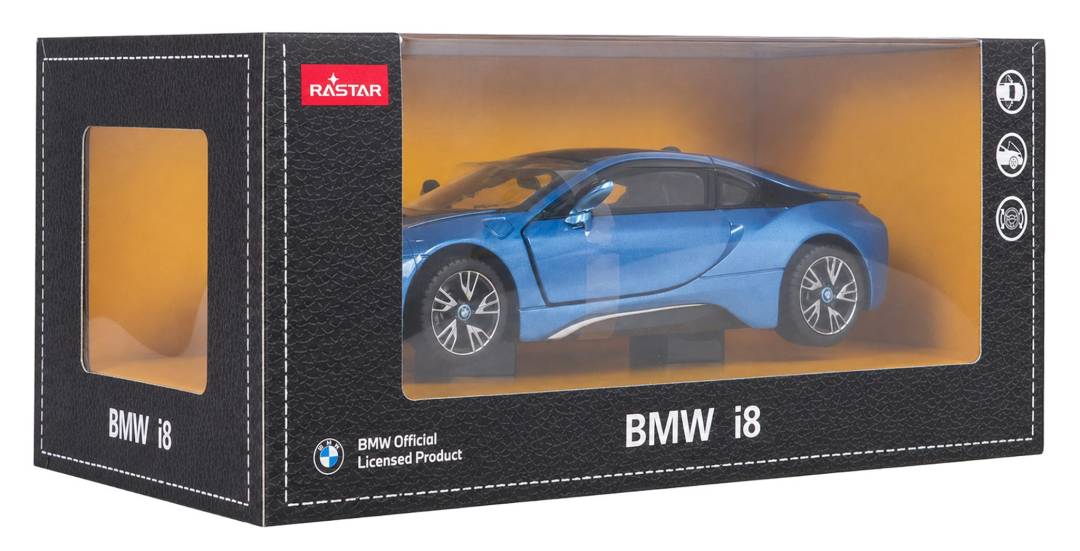 Metalni autić BMW i8 RASTAR 1:24 plavi_6