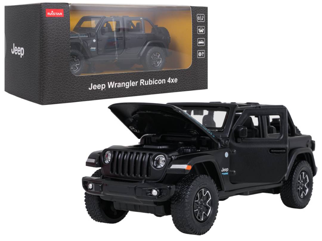 Metalni autić Jeep Wrangler Rubicon 1:32 crni Rastar_1
