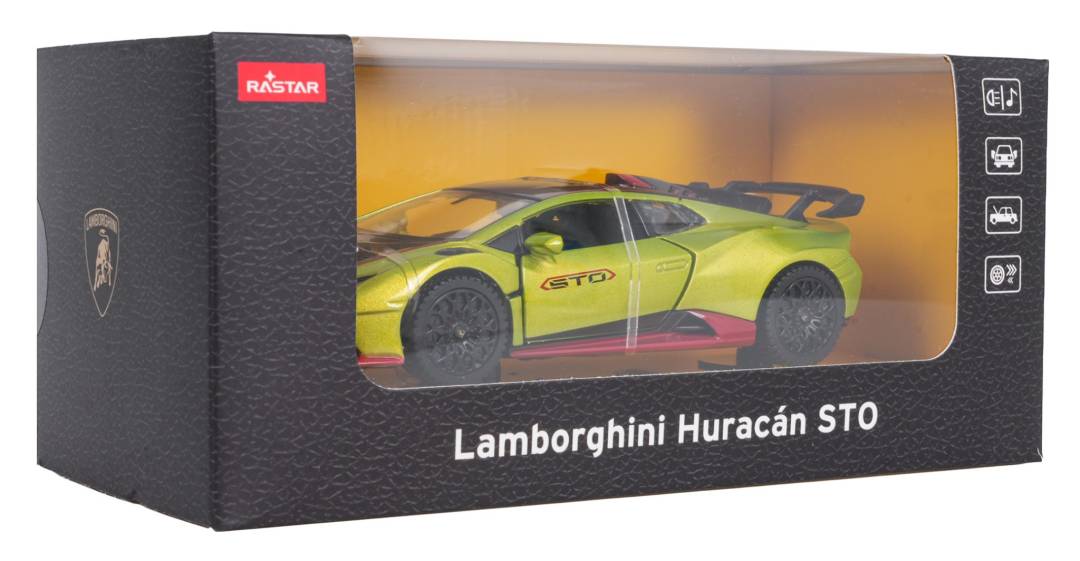 Metalni autić Lamborghini Huracán STO 1:32 zeleni Rastar_6