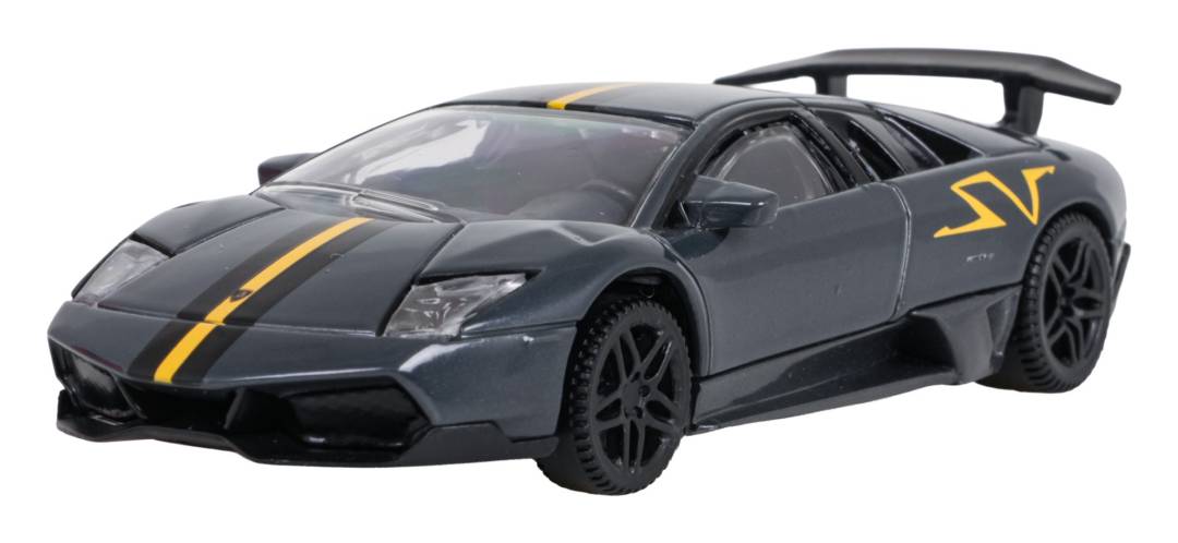 Metalni autić Lamborghini Murciélago LP 670-4 SV Superveloce 1:43 sivi_3