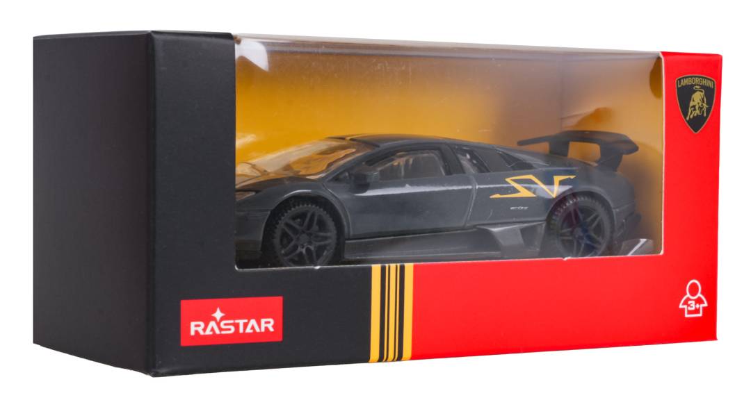 Metalni autić Lamborghini Murciélago LP 670-4 SV Superveloce 1:43 sivi_6