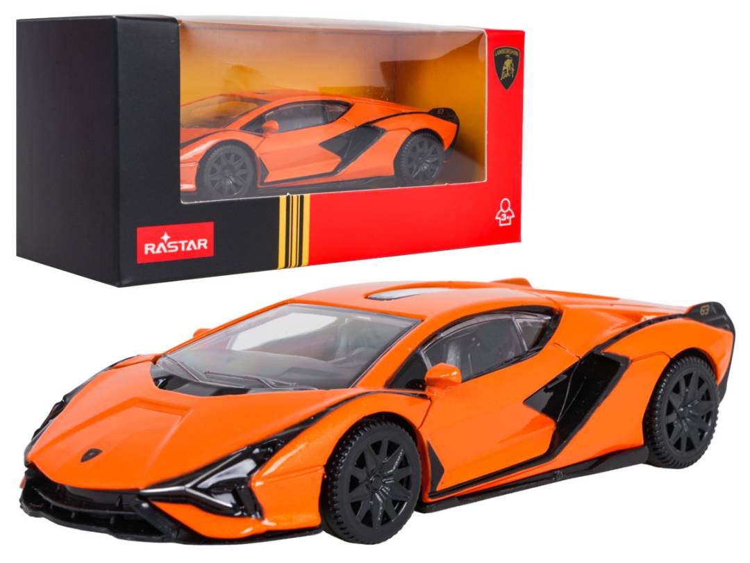 Metalni autić Lamborghini Sian 1:43 Rastar, narančasti_1