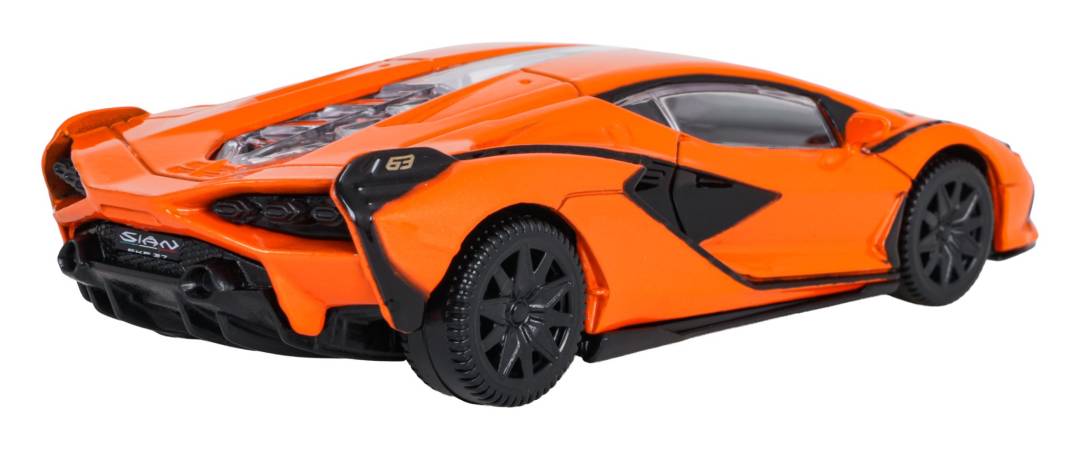 Metalni autić Lamborghini Sian 1:43 Rastar, narančasti_4