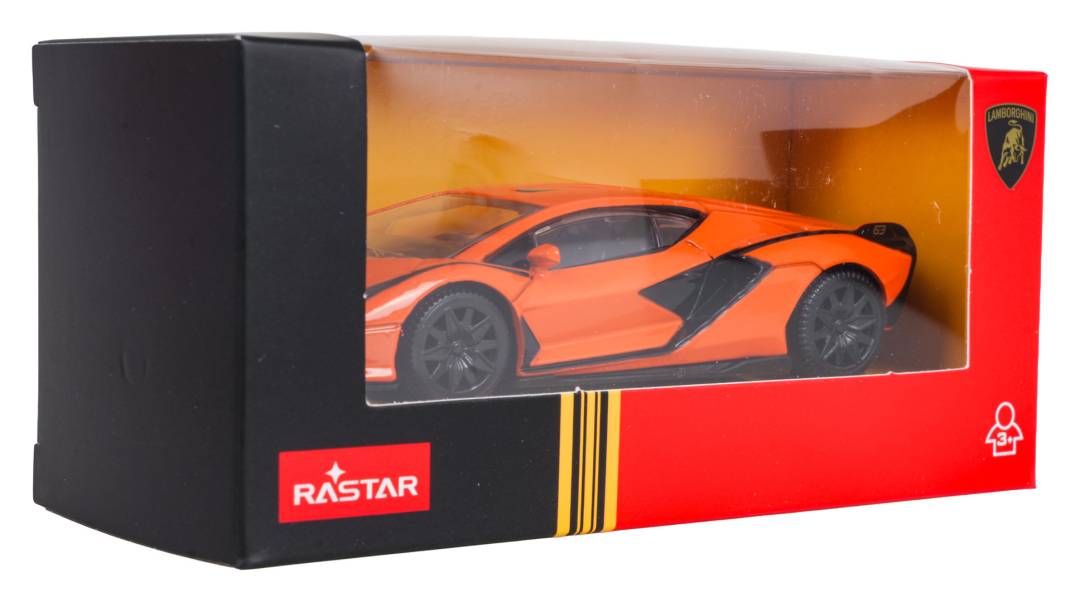 Metalni autić Lamborghini Sian 1:43 Rastar, narančasti_6