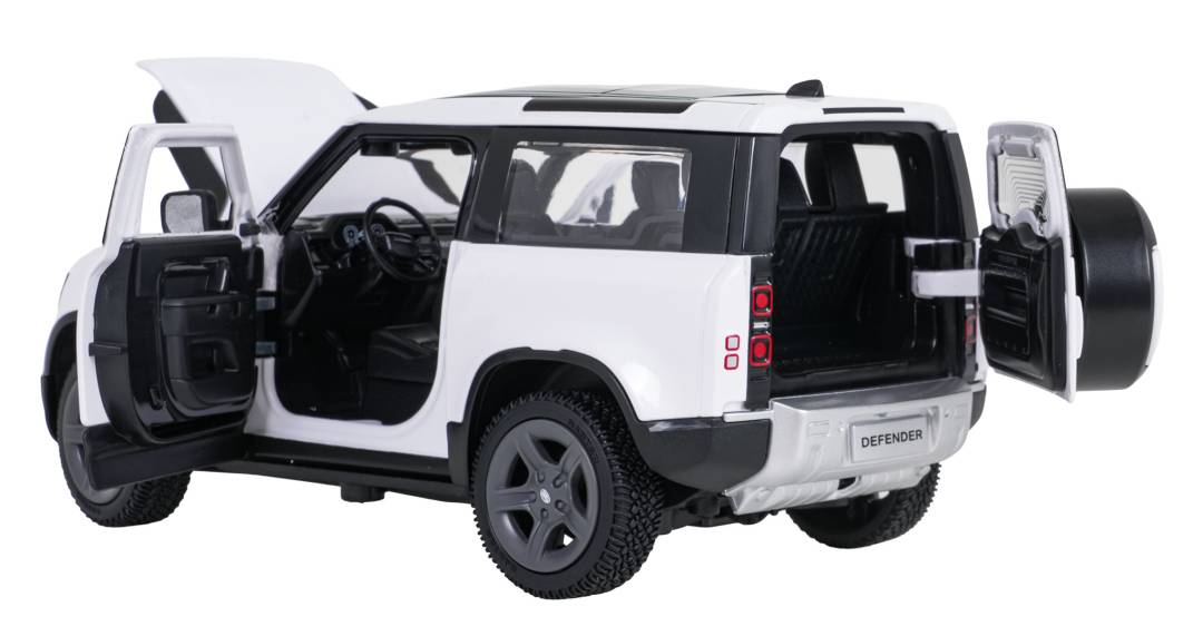 Metalni autić Land Rover Defender 90 1:24 bijeli RASTAR_4