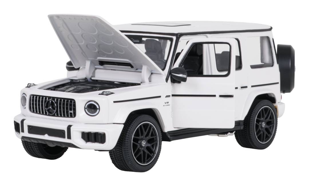 Metalni autić Mercedes AMG G63 1:24 bijeli RASTAR_3