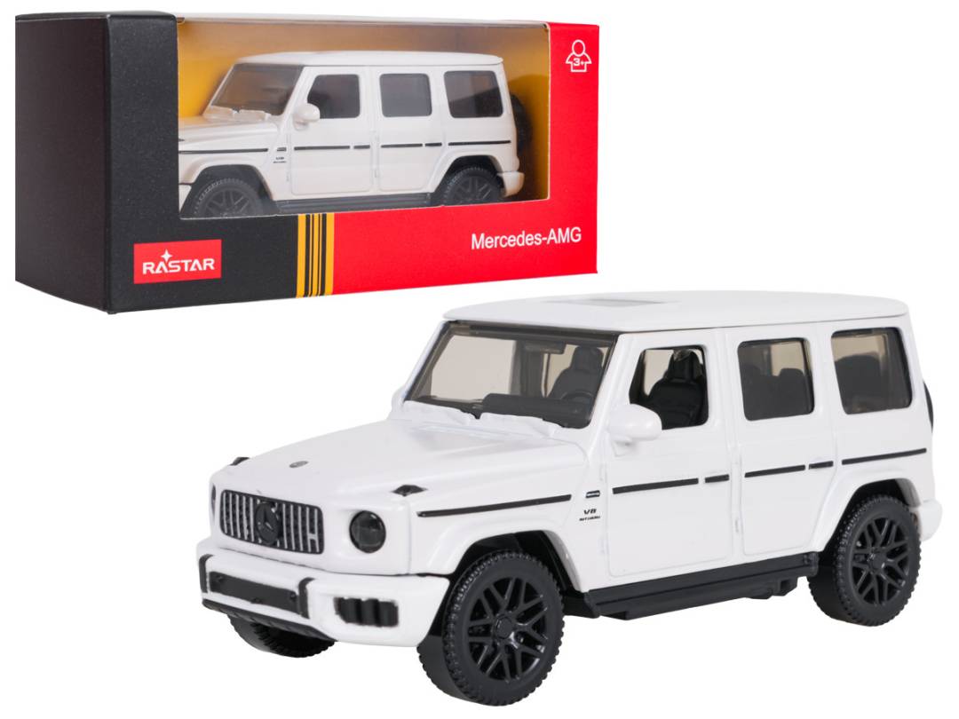 Metalni autić Mercedes AMG G63 1:43 bijeli RASTAR_1