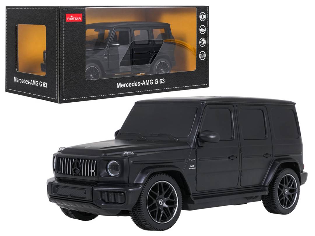 Metalni autić Mercedes AMG G63 RASTAR 1:24 crni_1