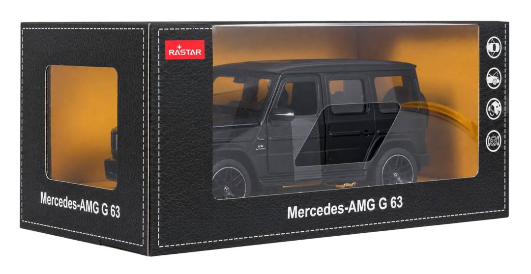 Metalni autić Mercedes AMG G63 RASTAR 1:24 crni_6