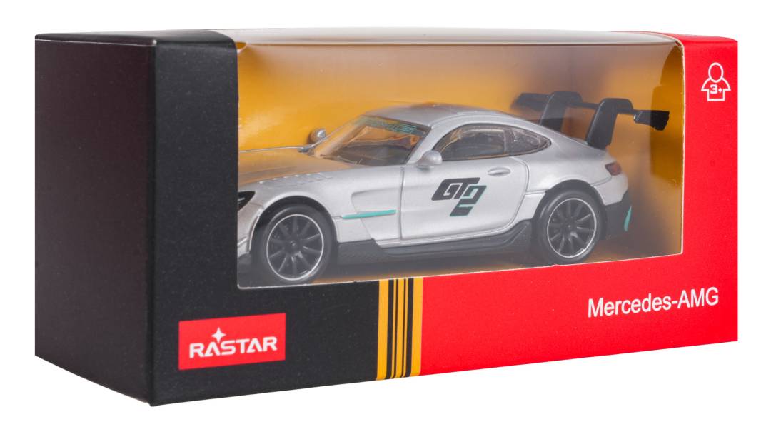Metalni autić Mercedes-AMG GT2 1:43 srebrni RASTAR_6