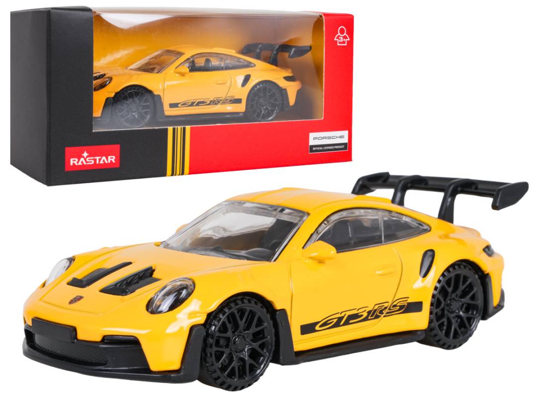 Metalni autić Porsche 911 GT3 RS 1:43 žuti Rastar_1