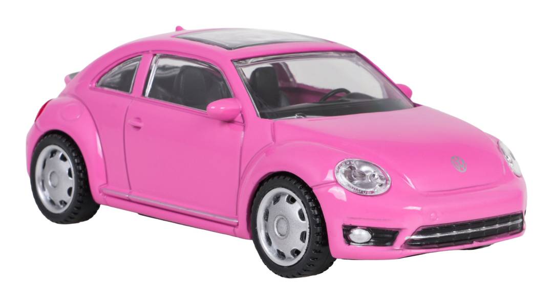 Metalni autić Volkswagen Beetle 1:43 roza_2
